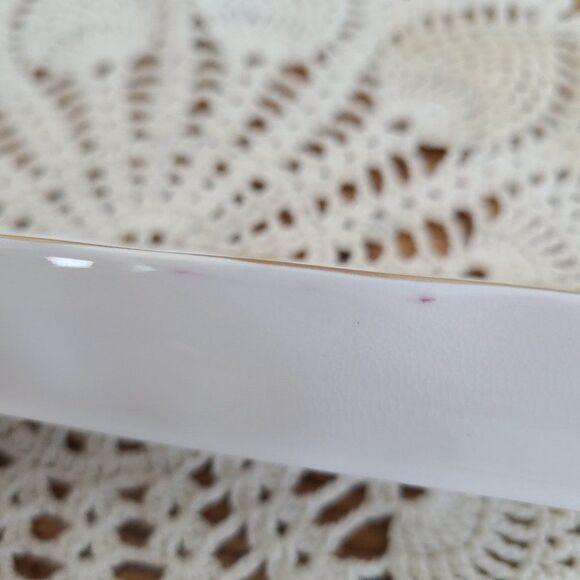 Aynsley England Mint Tray 8-1/4" Fine English Bone China Famille Rose Pattern - Picture 15 of 15